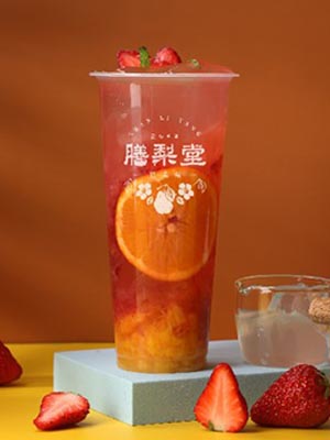 莓橙茉香-梨冻茶